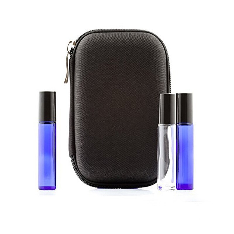 Æterisk olie opbevaringspose rulle på flaske mini beskyttelsesdæksel stødsikker opbevaringsboks portablr rejsetaske