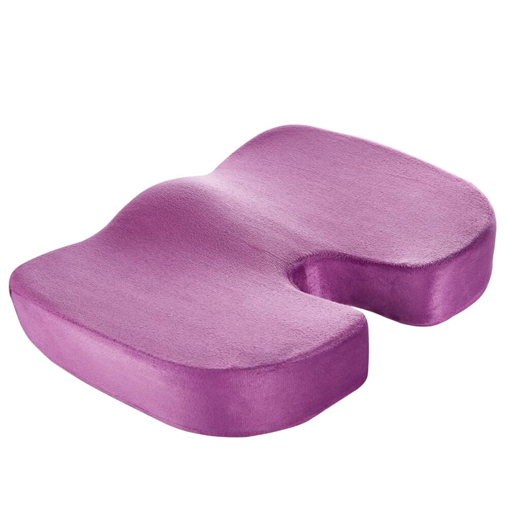 Coussin de siège Anti-hémorroïdes, confortable, orthopédique, en mousse, coussin de siège pour voiture, bureau, Yoga