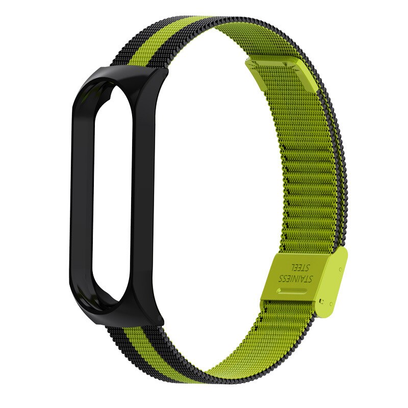 Edelstahl Strap Für Xiaomi Mi Band 3 4 5 6 Smart Uhr Handgelenk M3 M4 Armband Für MiBand 6 5 4 3 Miband Strap Ersatz: 12 For Mi band 6