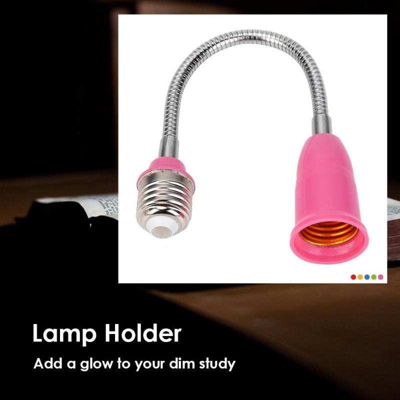Flexible E27 Light Lamp Bulb Adapter Extend Extension Converter Wall Base Holder Universal Extension Lamp Adapter Socket