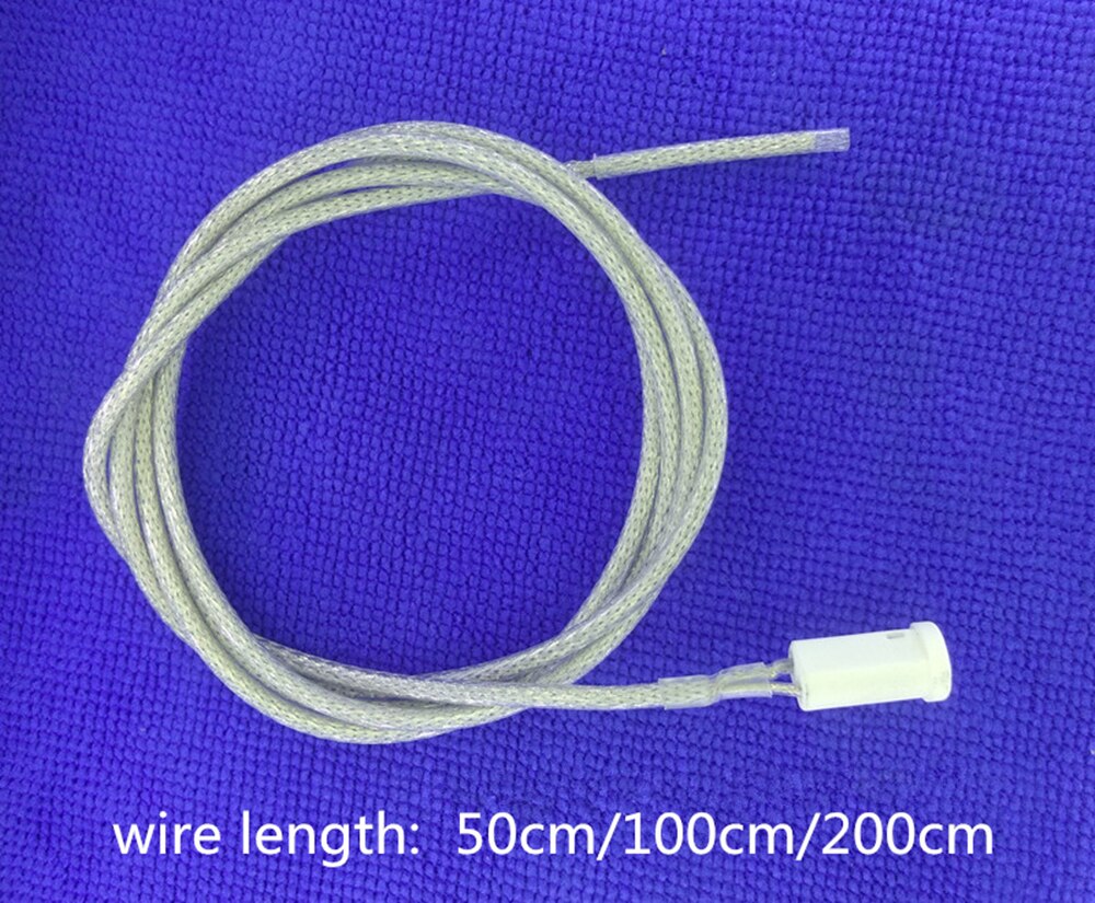 Portalámparas de araña G4, base de lámpara G4, cable de 200cm, portalámparas de cerámica G4 para lámpara, portalámparas G4, portalámparas de cristal de 1m