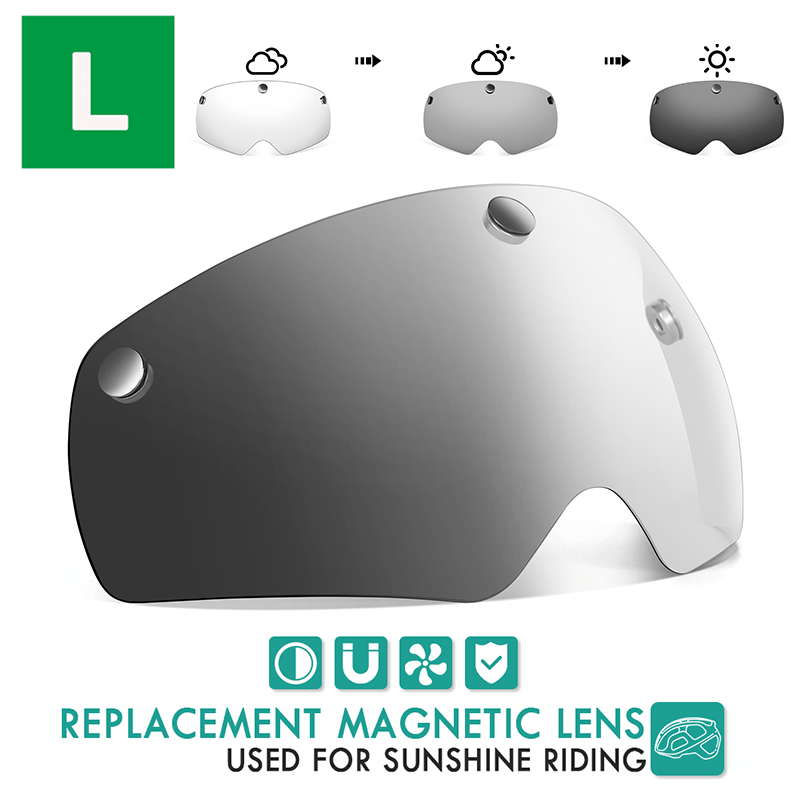 VICTGOAL Bike Helmet Photochromic Lens Magnetic Lenses Bicycle Polarized Goggles Sports Sunproof Glasses MTB Cycling Accessories