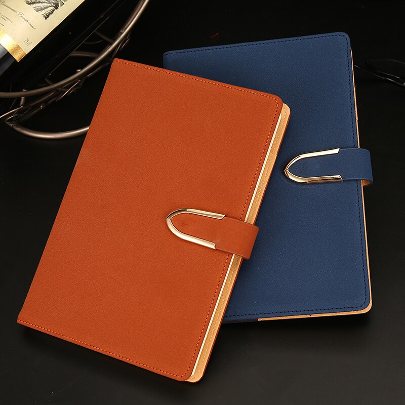 A5 metalen gesp notitieboekje en notitieblok dagelijks kantoor zakelijke vergadering dagboek organisator planner persoonlijke agenda