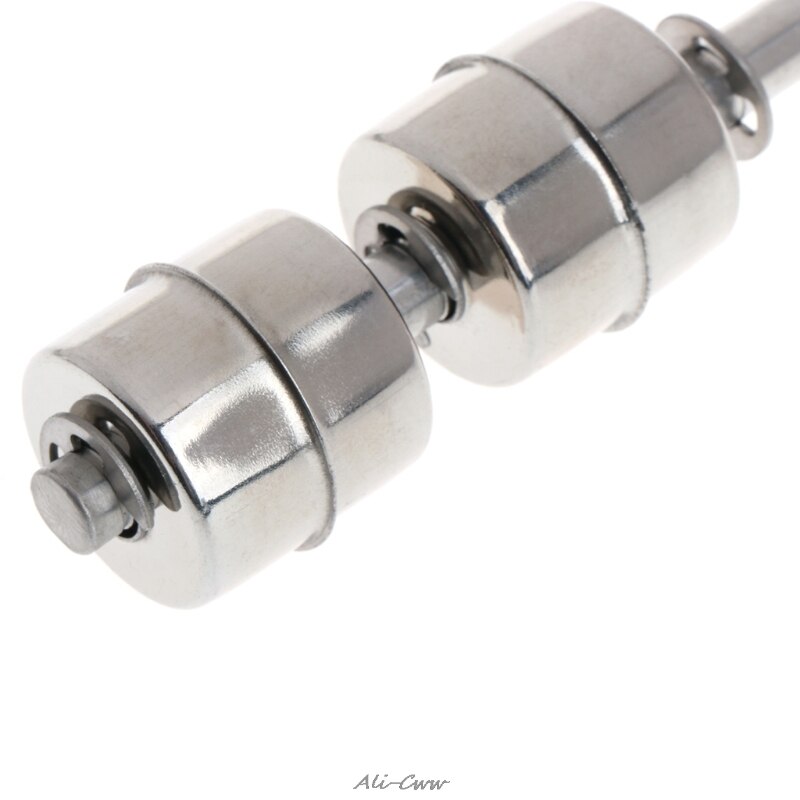 220V 10W 120mm Float Switch Auto Tank liquid Water Level Sensor Stainless Steel