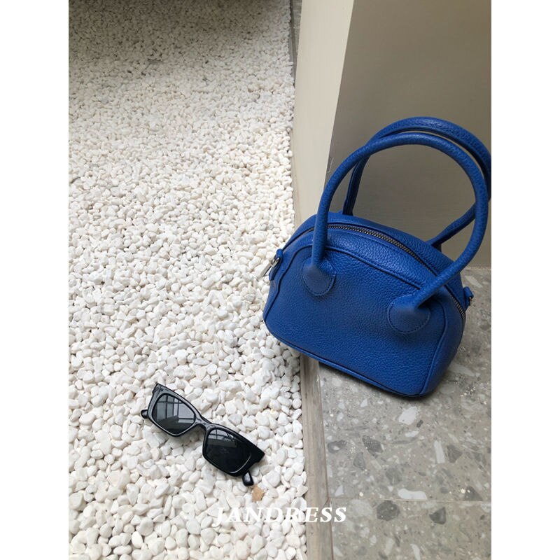 Bolso de mano con de concha amarilla y crema ligera, bolsa cruzada de superleche, litchi