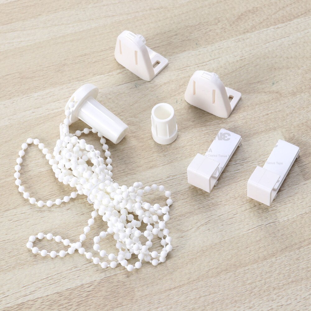 17mm Zebra Roller Shade Blind Beaded Chain Cord Clutch Blinds Connectors Blinds Connector Set (White): Default Title