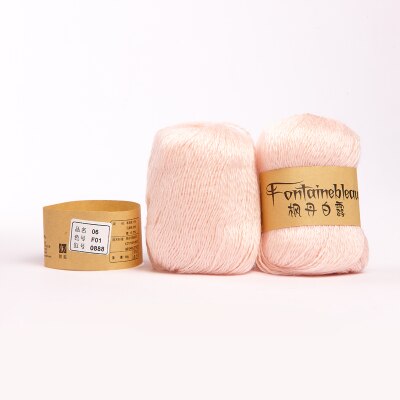 50g/Bal Fontainebleau Mohair Acryl Wol Antipilling Lage Krimp Dunne Garen Voor Hand Breien Haken: F01