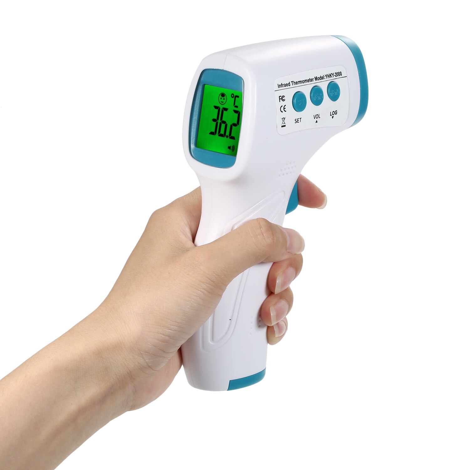 Termometro Digitale Non-Contact Infrarood Voorhoofd Thermometer Temperatuur Meter Instrument Non-contact Ir Thermometer