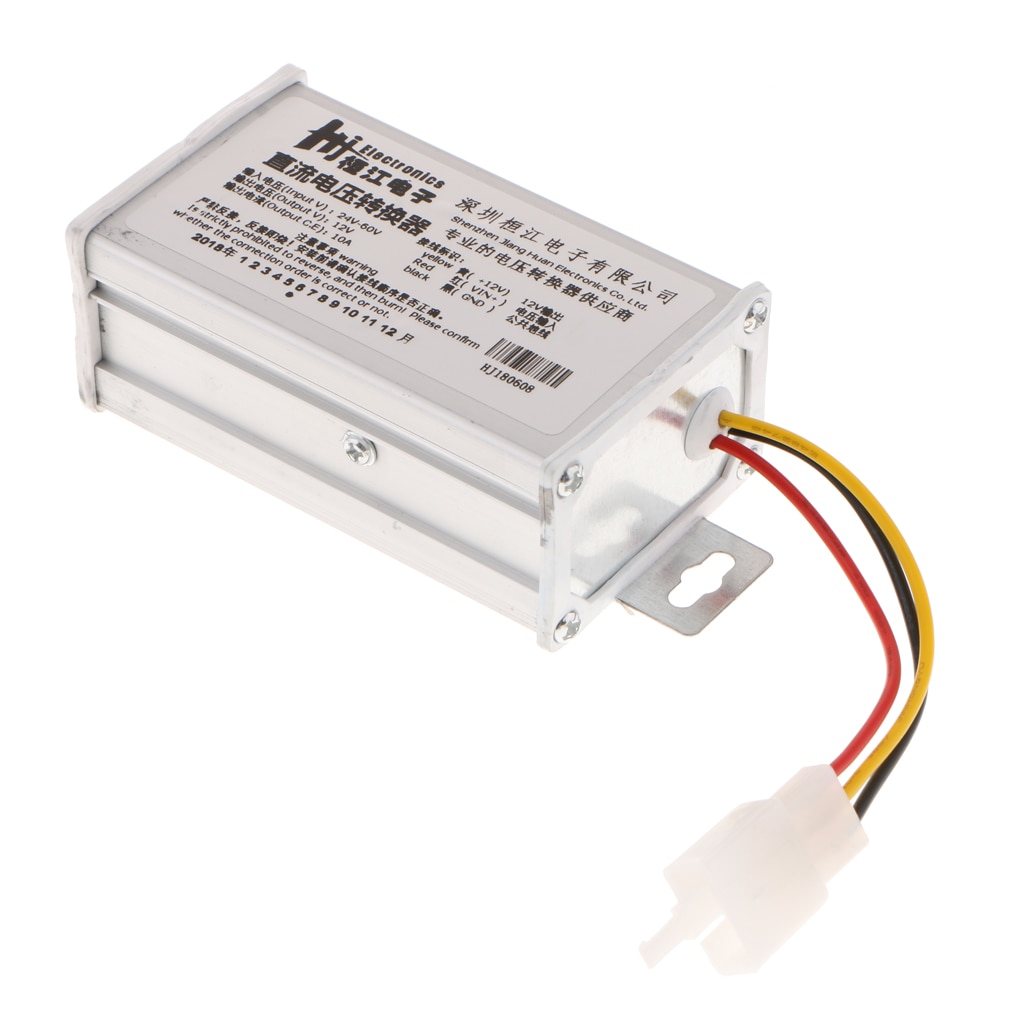 O conversor 24-60 v do volt da c.c. desce à fonte de alimentação conduzida do carro de 12 v 10a/120 w