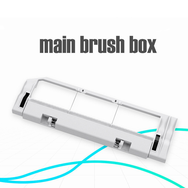 For XiaoMi Roborock s5 Max s6 MaxV s6 Pure Vacuum Spare Parts Water Tank Dust Box HEPA Filter Main Brush Mop Cloth Side Brush: light yellow