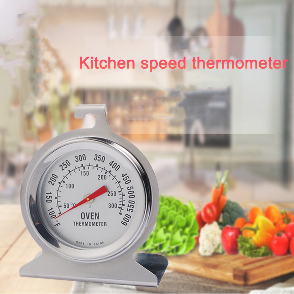 Classic Oven Thermometer 60°F~600°F/20°C~300°C Large Dial Stainless Steel Thermometer for Oven Grill Smoker