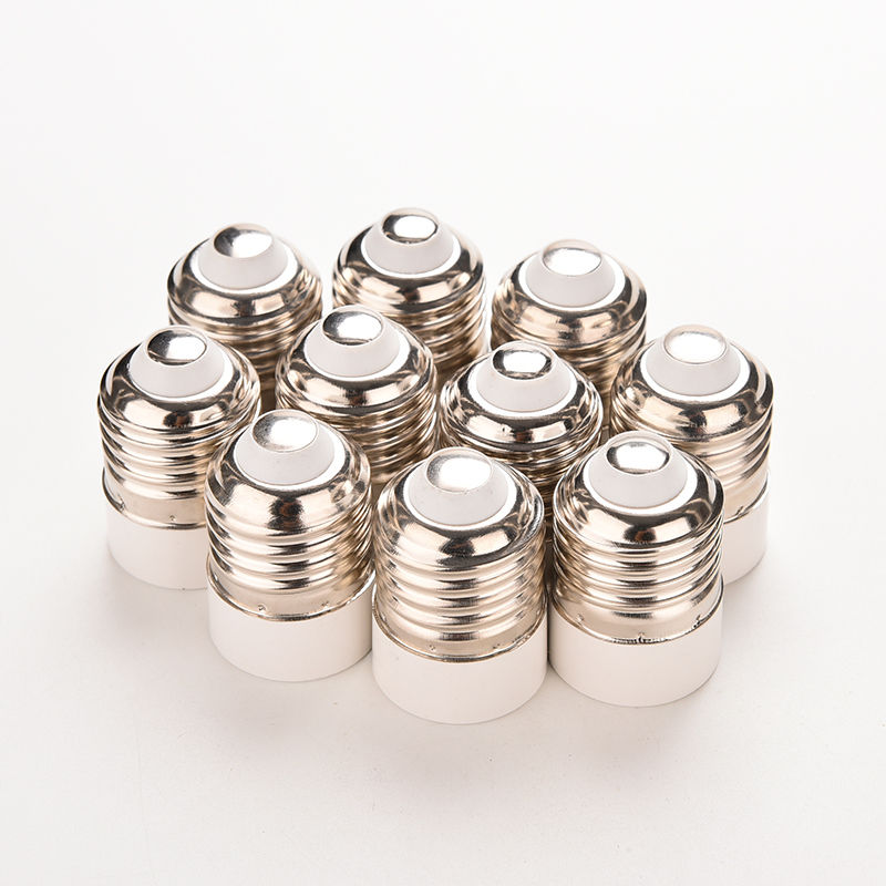 5Pcs Light Bulb Base Type Adapter Fireproof Material E27 To E14 Lamp Holder Converter Socket Conversion
