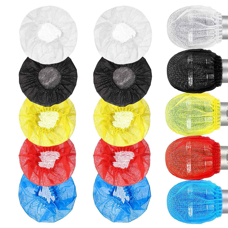 A99E-1000szt Jednorazowa osłona mikrofonu, przednia szyba mikrofonu ręcznego robić studia nagrań KTV karaoke (różne kolory)