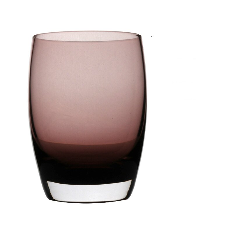 Färg glas raka ölkoppar hushåll genomskinlig whiskybar personlighet vinglas frukost latte mjölk frukt juice koppar: E