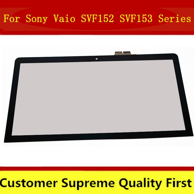15.6 cal ramka ekranu dotykowego wymiana szkło digitizer czujnik ramki dla Sony Vaio SVF152 SVF152C29M SVF1521Q1EB SVF152A laptopa