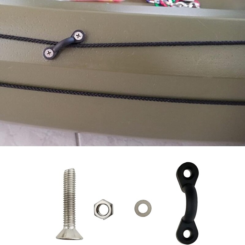 Ankerwagenset ankerwagen touw kikker katrol blok tuigage oog kikkers ring accessoire