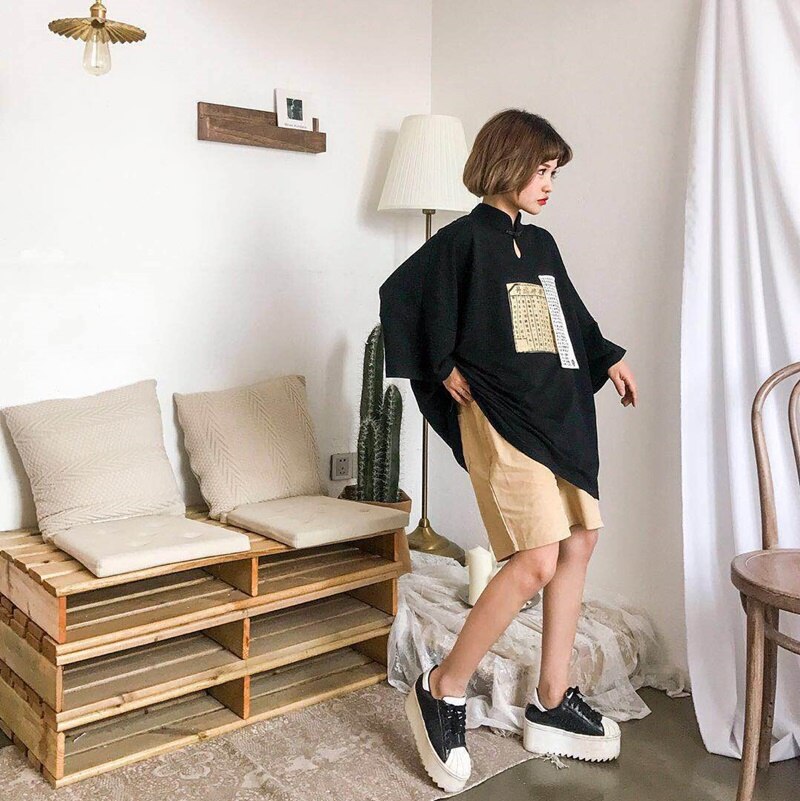 Camisas de Hanfu , traje tradicional chino, ropa para mujer, Hanfu Tang Suit, blusa china, Camisa estampada moderna para chicas 11058