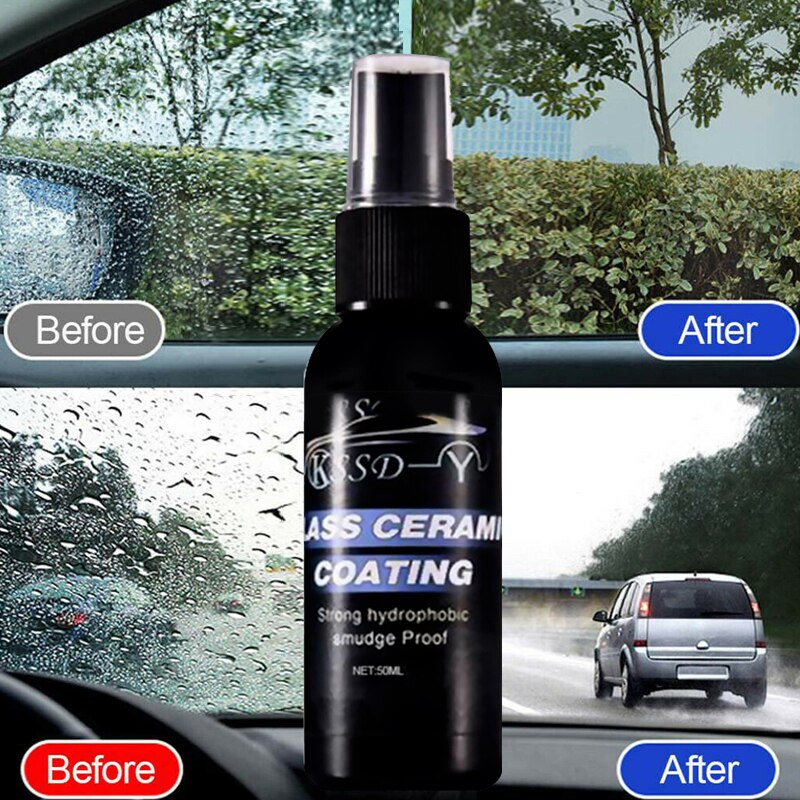 Windows Waterproof Rainproof Nano Hydrophobic Coating Window Repair 50ml Automobile Windshield Water Repellent Car Coating