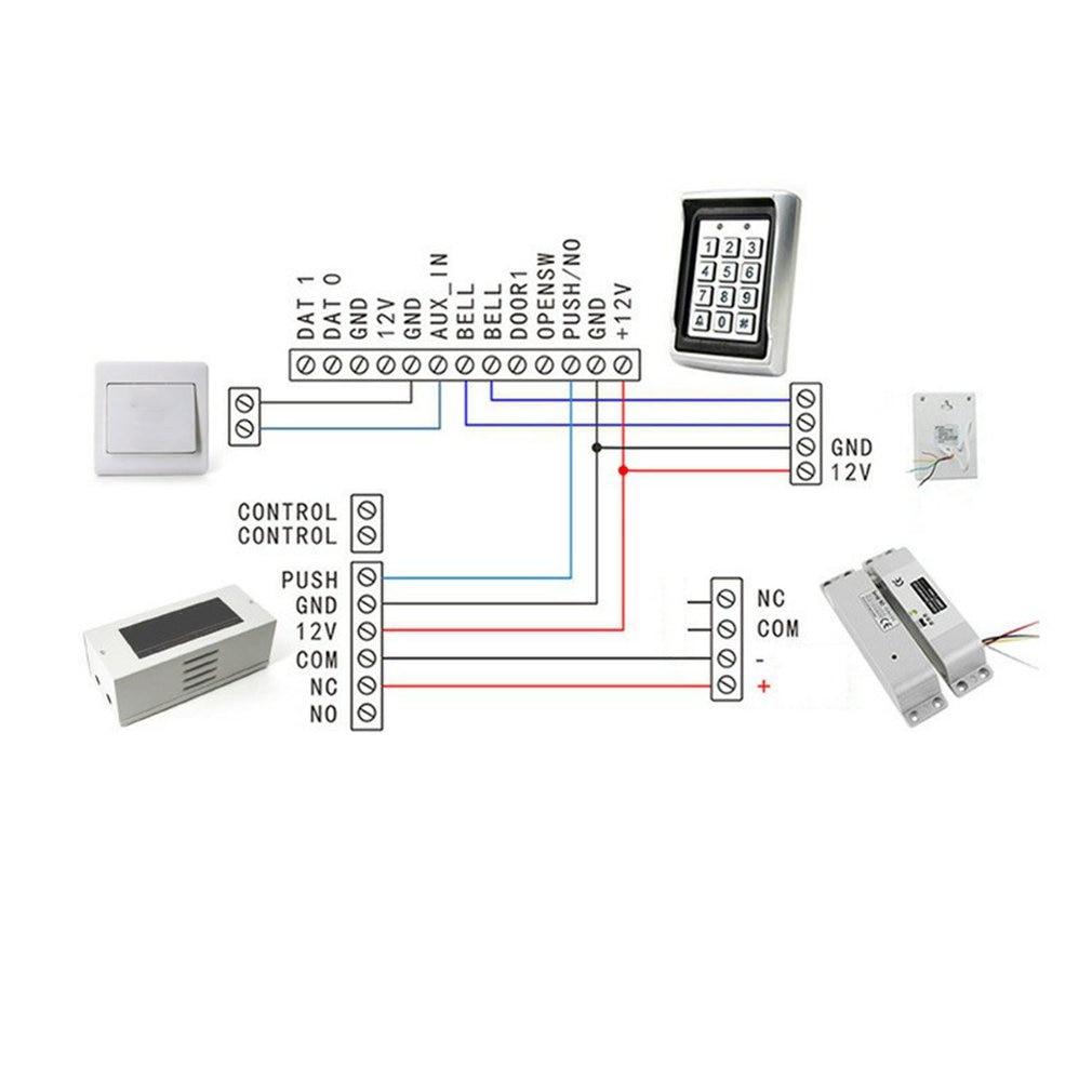 Surface mounted electric mortise lock access control lock Double door magnetic lock Aluminum alloy Magnetic induction