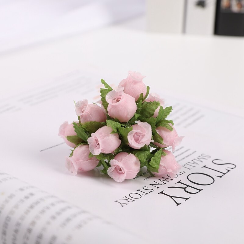 Bouquet de grenade artificielle 12 pièces, décoration de mariage, décorations de noël pour la maison, guirlande Mini fleurs décoratives: 3