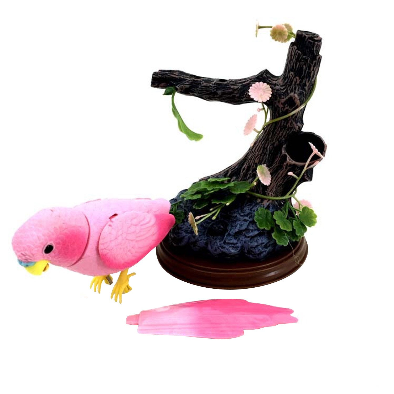 Śliczne głos kontrola dźwięku mówiący ptak elektroniczny zwierzak powtarzając papuga ołówek uchwyt pojemnik biuro w domu dekoracja stołu