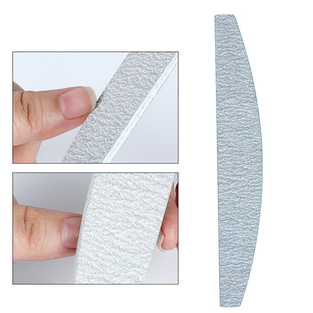 lima nail file buffer 100/180 grey sponge polisher block sanding manicure zebra half moon nailfile tools acrylic