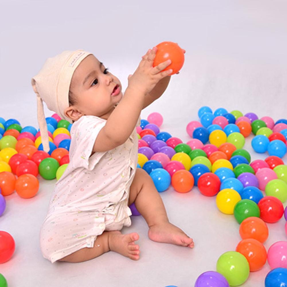 Eco-Friendly Colorful Plastic Soft Ocean Balls for The Pool Baby Swim Pit Ball Toy Outdoor Sports 25/50/100pcs