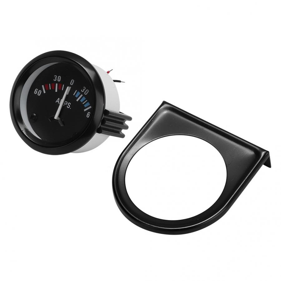 12V 60-0-60 Ampere Ampere Meter Amperemeter Universal- Messgerät 52m/2in Universal- für Fahrzeug analog Amperemeter Auto Zubehör Volt Meter