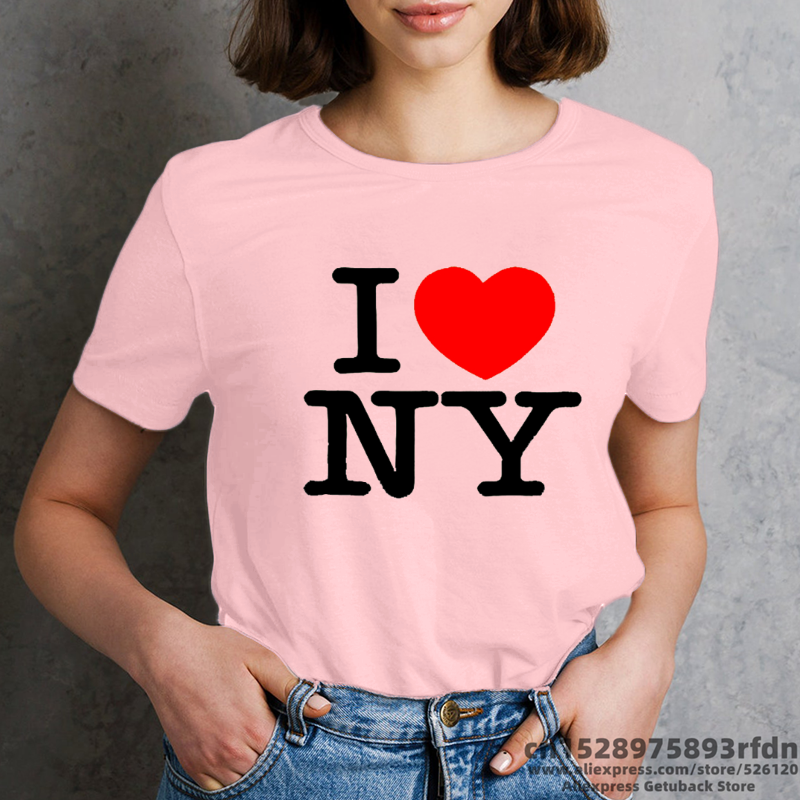 I Love Paris Vrouwen Grappige Print T-shirt Zomer Korte Mouw Zwart Wit Roze Kleuren Tops Tee Meisje Y2k Harajuku Kleding: M / GRIJS