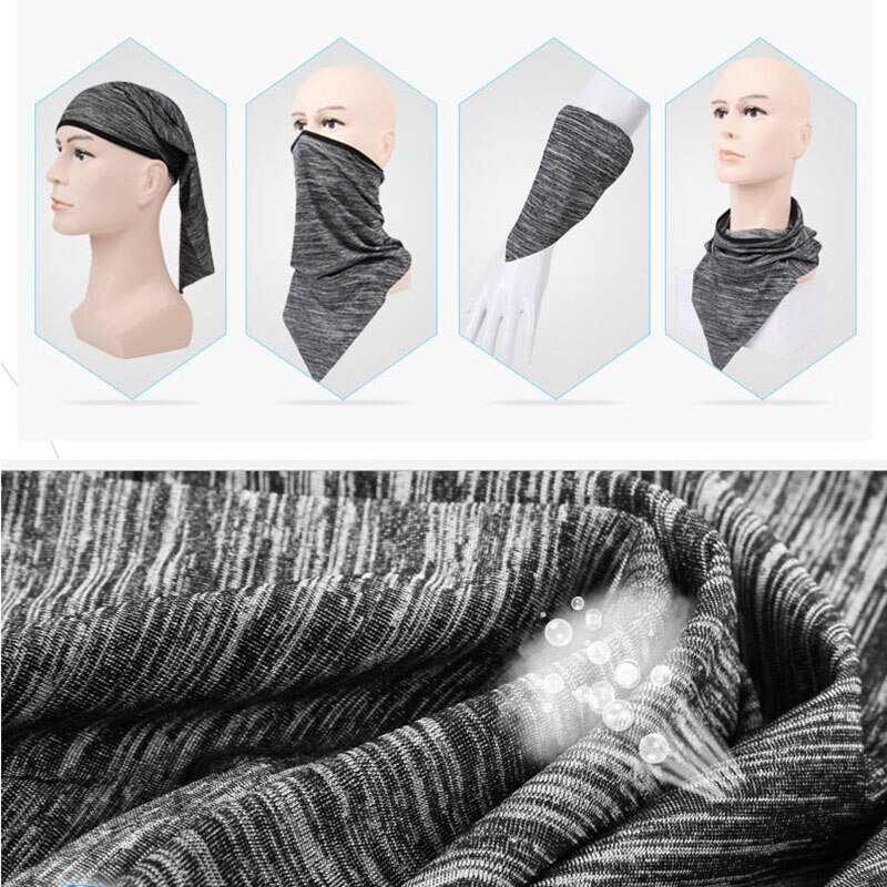 Sports de plein air casquettes de vélo écharpe cyclisme Bandana équipement de vélo chapeaux Ride cou masque vélo Triangle bandeau écharpe
