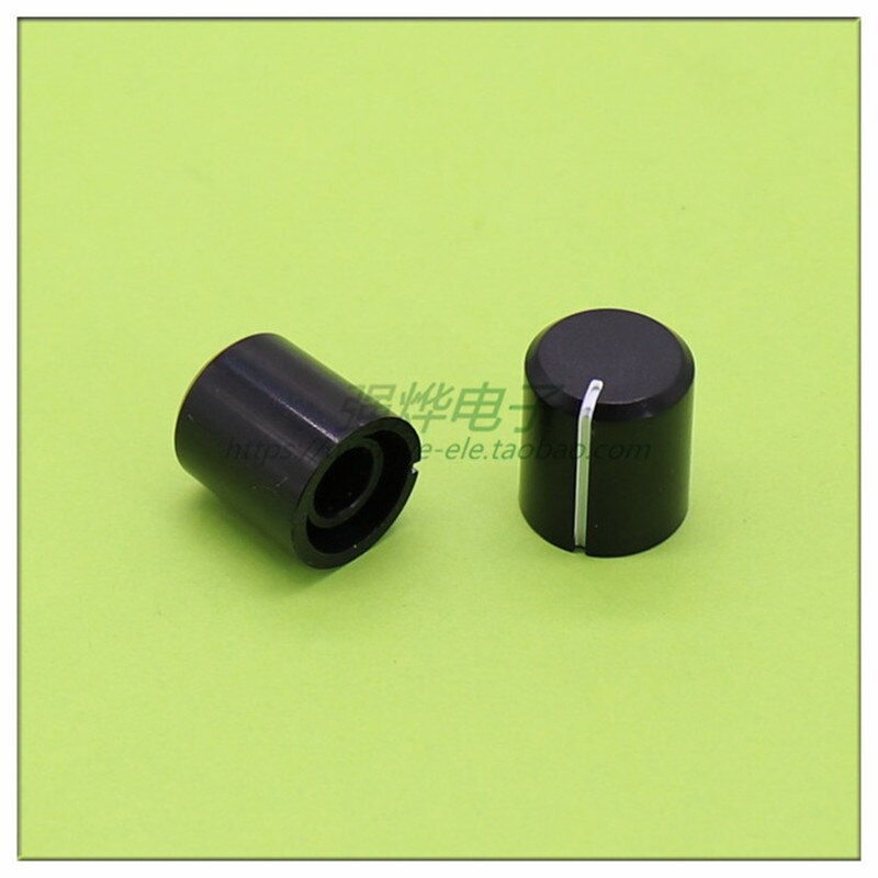 10 Stuks 13*15Mm Plastic Knop Potentiometer Knop Volume Instelknop Bloem As Binnenste Gat 6Mm