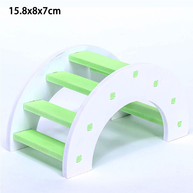 Niche de Hamster de luxe, maison de couchage, écureuil hérisson Chinchilla cochon d&#39;inde maison de jeu bricolage petits animaux Cage produits: green-2
