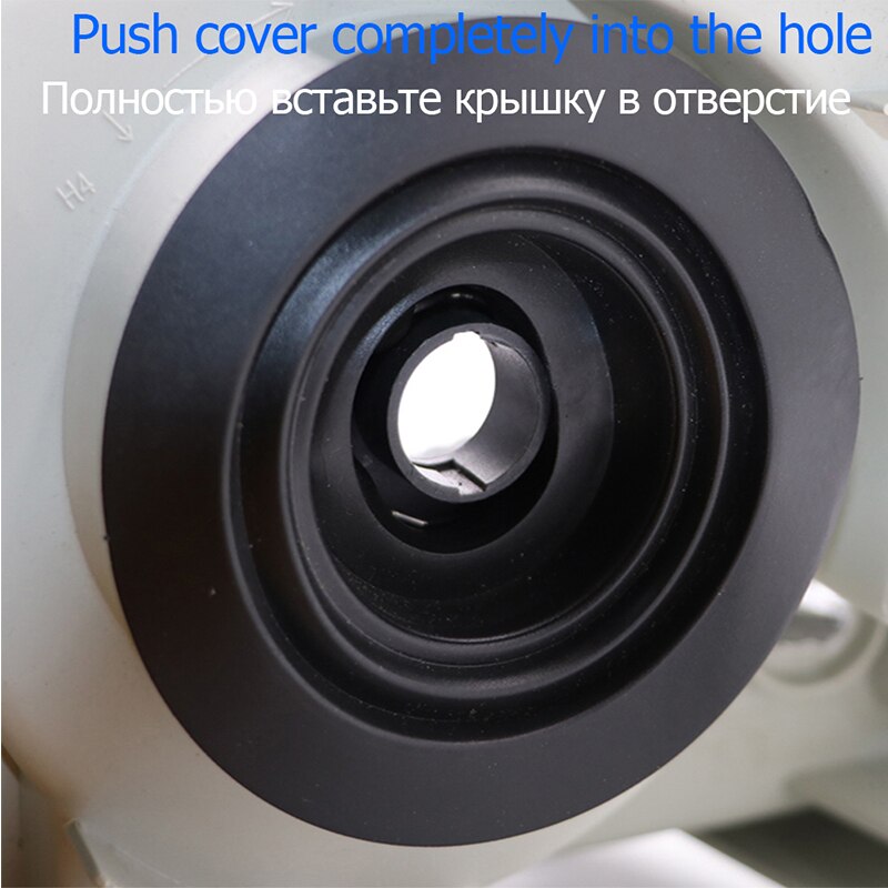 2 stuks Auto LED Koplamp Stofkap Rubber Waterdicht Stofdicht Afdichting Autolichten Koplamp Cover Cap Automobiles motorfietsen