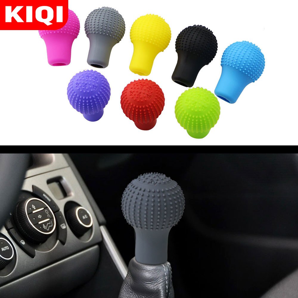 Pomo de palanca de cambios Manual de silicona, cubierta de pomo de palanca de cambios MT, fundas de funda, Protector de piel, accesorios de estilo de coche
