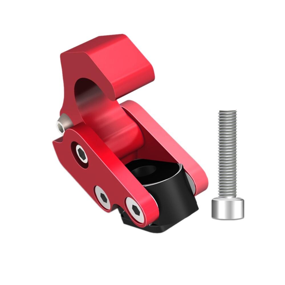 Porte-casque pour moto, sac à crochet avec griffe, porte-bagages, porte-bouteille, ATV en alliage d'aluminium, CNC: Rouge