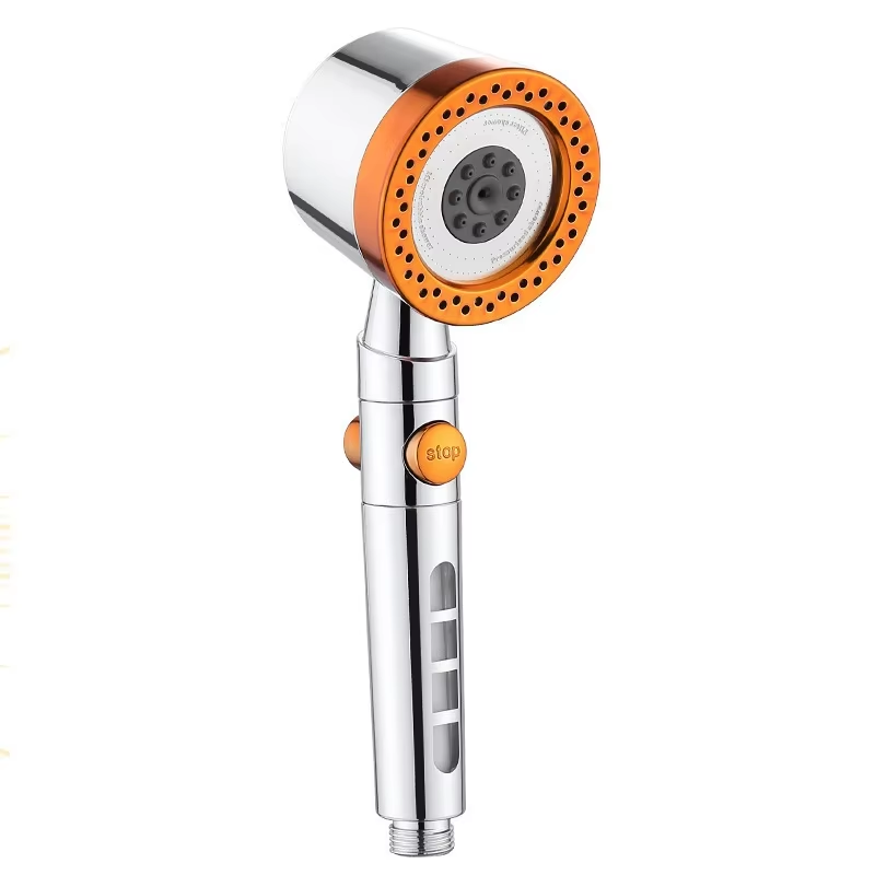Badkameraccessoireset handdouche hogedruk waterbesparende filterdouchekop 5-modi type met één klik