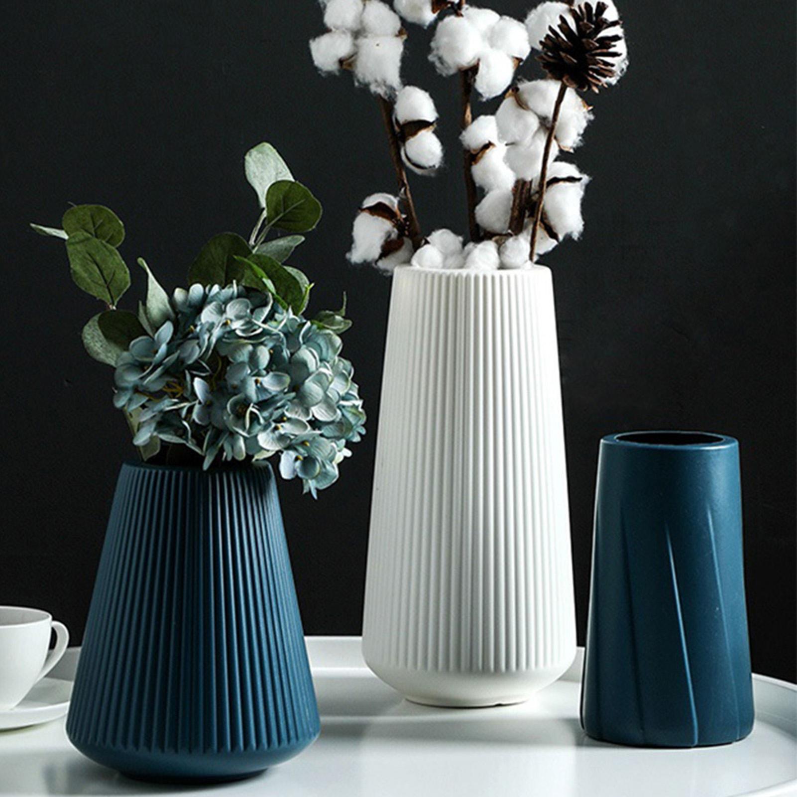 Europese Stijl Creatieve Vaas Hydrocultuur Planten Anti-Keramische Vaas Plastic Niet-Breekbare Groene Plant Bloempot Woondecoratie