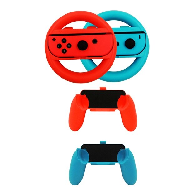 2 teile/los Controller Griffe Fall für Nintendoswitch Nintend Schalter Griff NS N-Schalter Spiel Konsole Zubehör: Set B Pink Blue