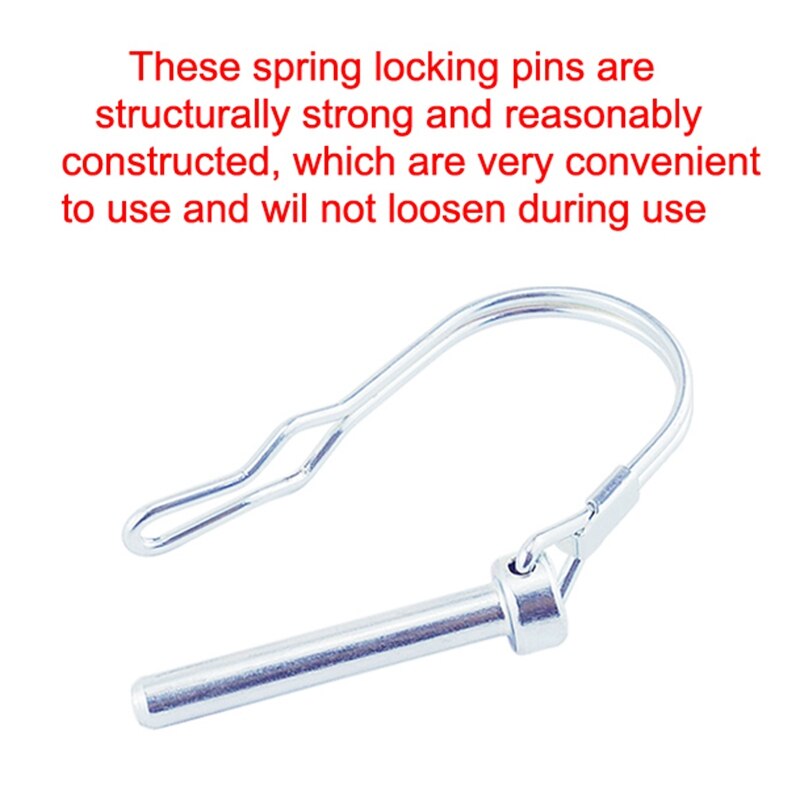 5Pcs Quick Lock Release Trailer Truck Coupler Safety Pin Bicycle Stroller Cargo Boat Hitch Hook Clip D Shape Buckle Pin