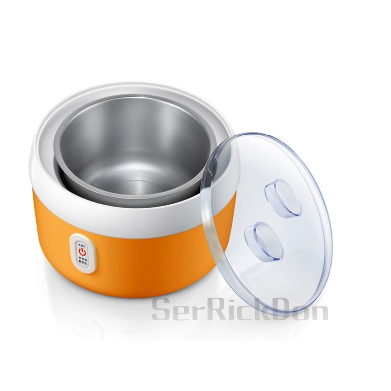 Machine à yogourt automatique en acier inoxydable contenant des outils de lait Acidophilus Machine à yogourt domestique AC220V