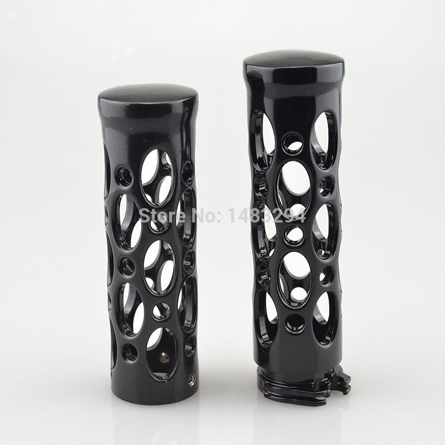 1 "Inch 25 Mm Motor Black Stuur Hand Grips Case Voor Harley Davidson Cruiser Chopper Honda