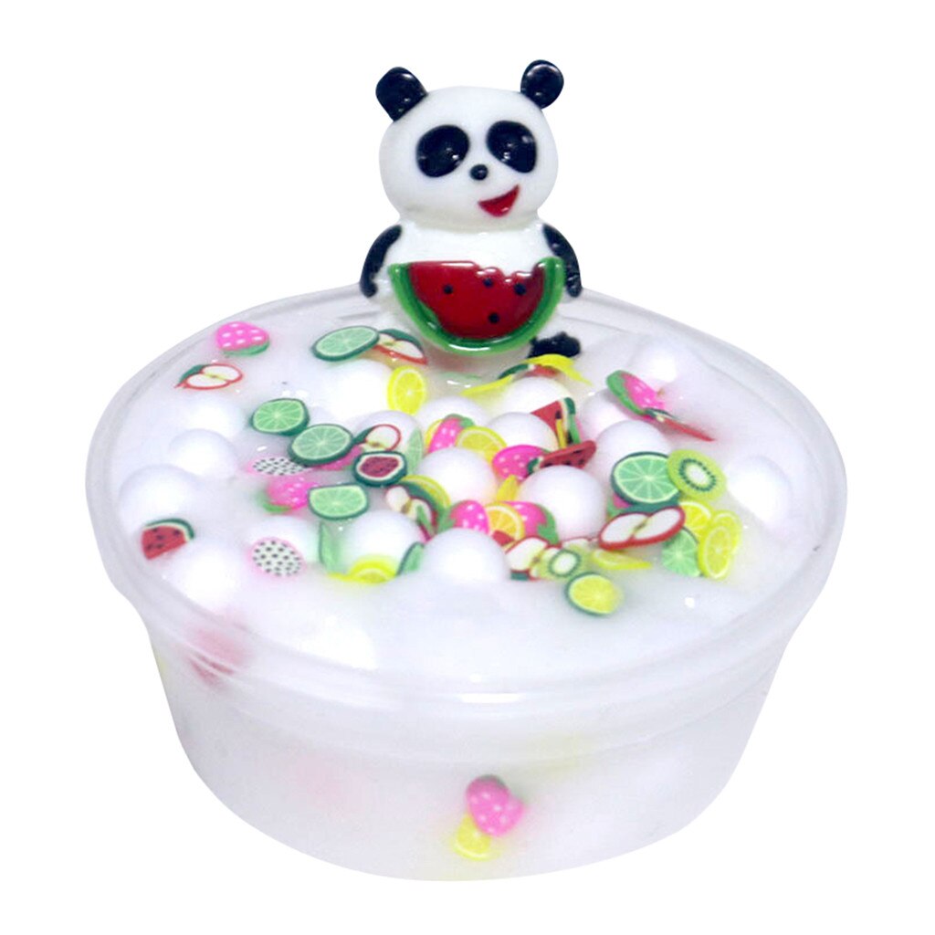 Panda Perlen Schleim Tonne Schlamm Spielzeug freundlicher Erwachsene betonen Linderung Plasticin Spielzeug Stimulieren Neugier der freundlicher детские игрушки