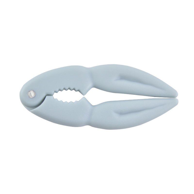 Multifonction en plastique casse-noisette Melon graine pince pince pistache graines éplucheur noyer pin décortiqueur ouvreur écrou craquelin pince: F blue