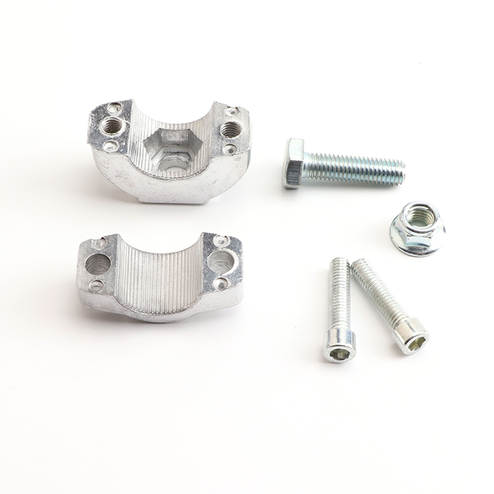 For 2-Stroke 47cc 49cc Mini Moto Dirt Bike Moped 7/8'' 22mm Handlebar Risers Adapter Motorcycle Handle Bar Clamp 1 Pair