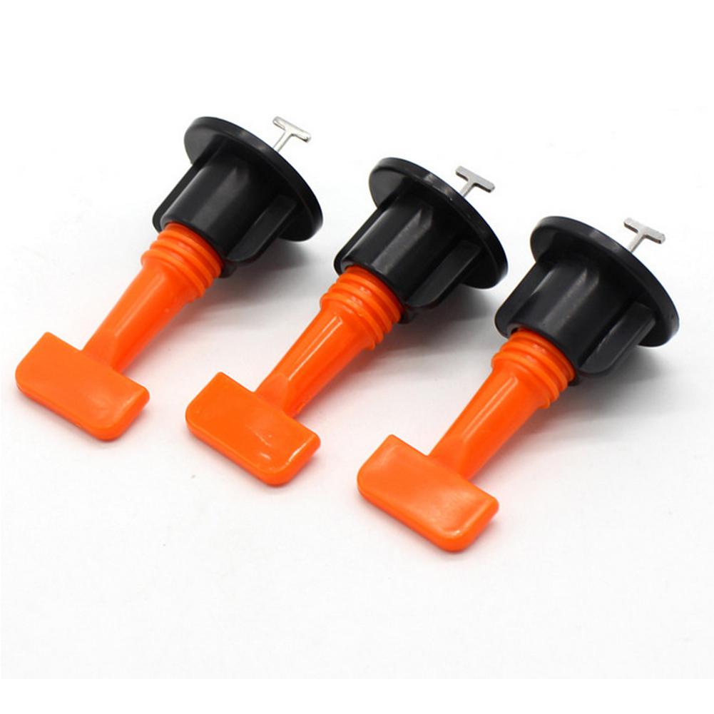 50Pc Flooring Wall Tile Leveling System Leveler Plastic Clip Adjustable Locator Spacers Plier Level Wedges Hand Tools