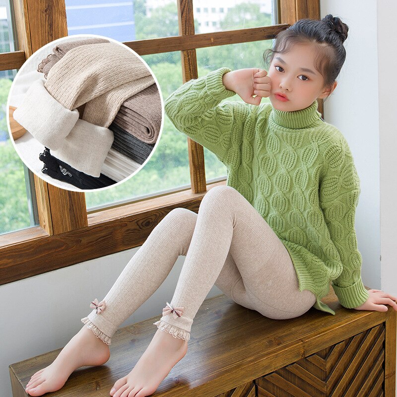 Leggings et pantalons chauds d'hiver pour filles, nouvelle Ins pour enfants de 2 à 11 ans,
