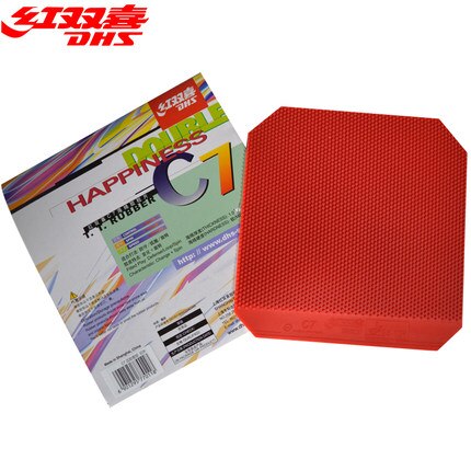 DHS C7 (Defense / Loop / Spin) Long Pips-Out Table Tennis (PingPong) Rubber Without Sponge