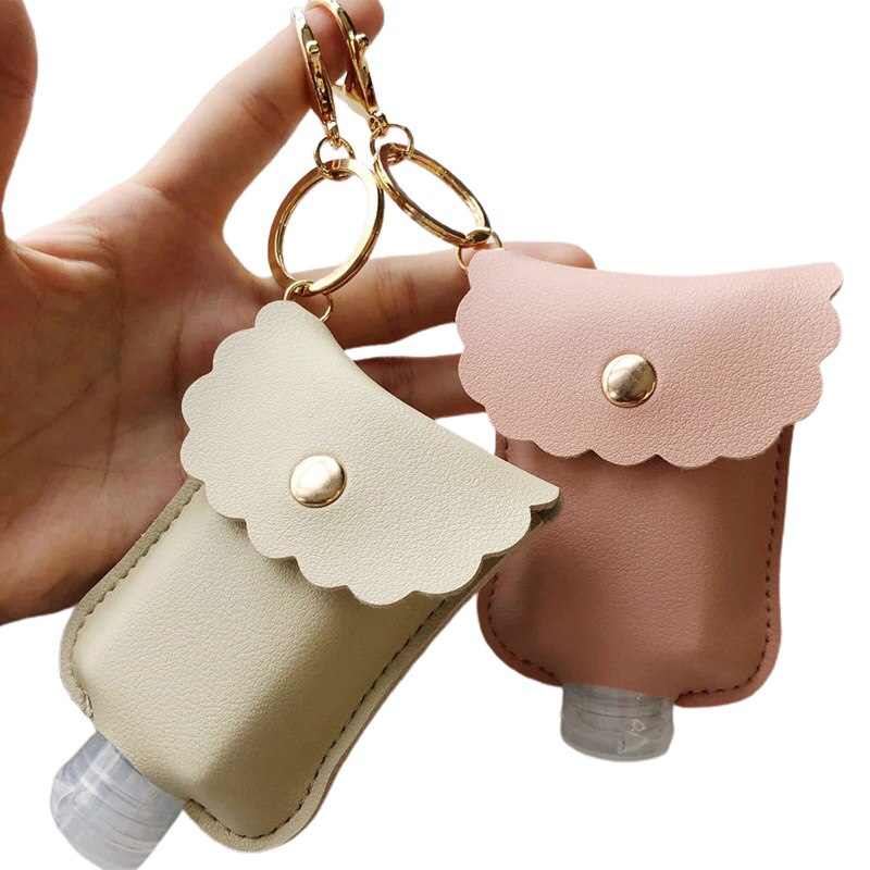 Bouteille de voyage et porte-clés bouteilles vides rechargeables pour désinfectant pour les mains