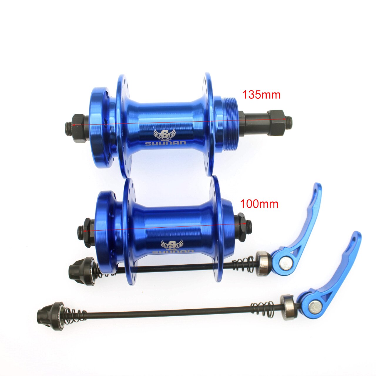 Mountain Bike Bearing Axle Hub 36 Hole Bicycle Rotary Hub Aluminum alloy Disc Brake Quick Release Bike Accessories Parts