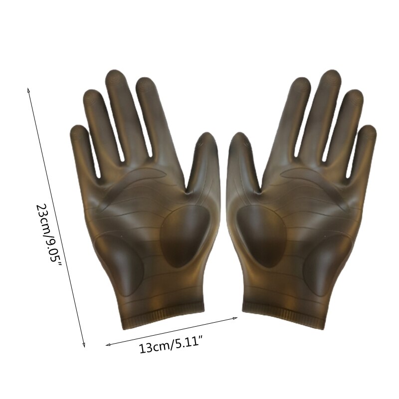 Guantes de silicona reutilizables para fabricación de joyas, herramientas de artesanías para manualidades, 1 par